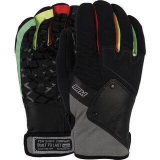 POW Gloves Zero.2, rasta - Snowboardhandschuhe