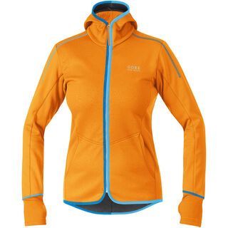 Gore Bike Wear Countdown Windstopper Soft Shell Lady Hoody, vibrant orange/waterfall - Radjacke