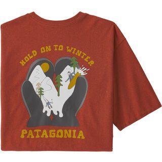 Patagonia Men's Hold On To Winter Responsibili-Tee sisu brown