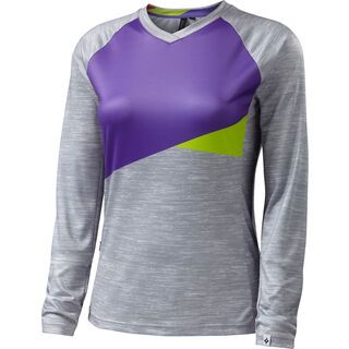 Specialized Women's Andorra Comp Long Sleeve Jersey, grey/powder indigo - Radtrikot