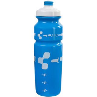 Cube Trinkflasche Logo, weiß/blau - Trinkflasche