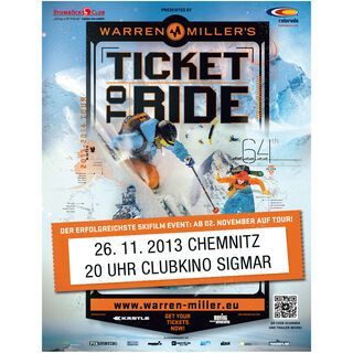 BIKER-BOARDER Warren Millers Flow State, 22.11.2012 Chemnitz - Ticket