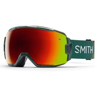 Smith Vice, green obscura/red sol-x mirror - Skibrille