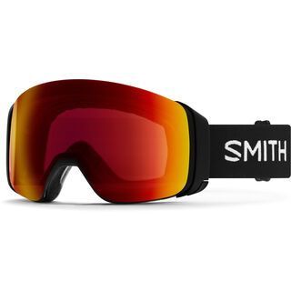 Smith 4D Mag inkl. WS, black/Lens: cp sun red mir - Skibrille