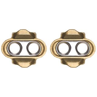 Crankbrothers Standard Release Premium Cleat Kit - 6° Float gold