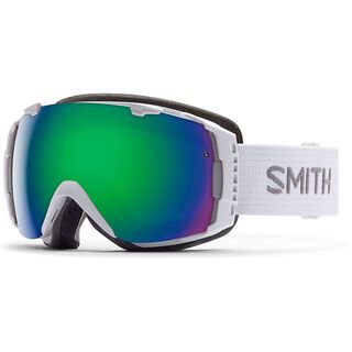 Smith I/O + Spare Lens, white/green sol-x mirror - Skibrille