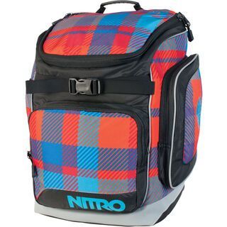 Nitro Bandit, plaid red blue - Rucksack