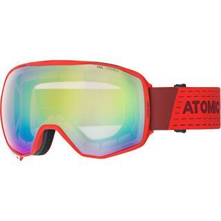 Atomic Count 360° Stereo, red/Lens: pink/yellow stereo - Skibrille