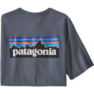 Patagonia Men's P-6 Logo Responsibili-Tee plume grey