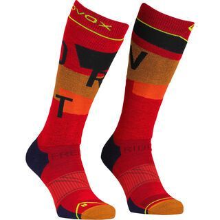 Ortovox Freeride Long Socks Cozy M cengia rossa