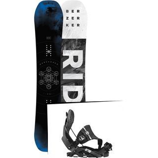 Set: Ride Berzerker 2017 + Flow Nexus Hybrid 2017, black - Snowboardset