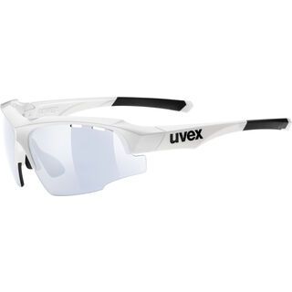 uvex Sportstyle 107 VM, white/Lens: variomatic litemirror blue - Sportbrille