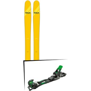 Set: DPS Skis Wailer A112 Alchemist 2018 + Tyrolia Adrenalin 16 solid black flash green