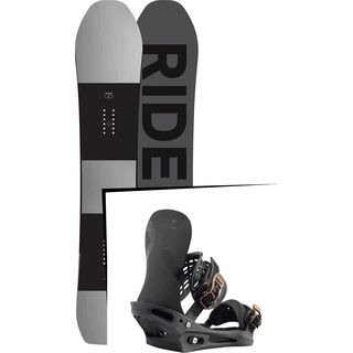 Set: Ride Timeless 2017 + Burton X-Base 2017, black mag - Snowboardset
