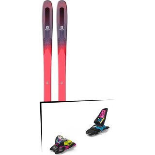 Set: Salomon QST Myriad 85 2018 + Marker Squire 11 ID black/pink/blue