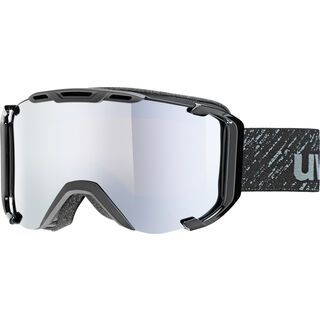 uvex snowstrike FM, black mat/Lens: mirror silver - Skibrille