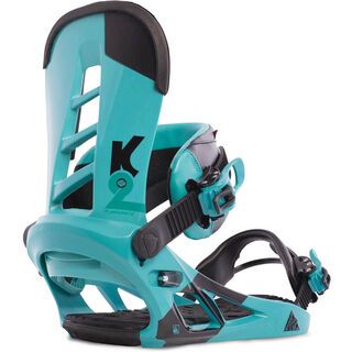 K2 Indy 2015, teal - Snowboardbindung