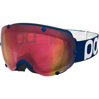 POC Lobes, lead blue/Lens: persimmon red mirror - Skibrille