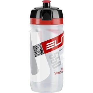 Elite Corsa, transparent/rot - Trinkflasche