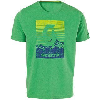 Scott Deep Trail 5 s/sl T-Shirt, medium green melange - T-Shirt