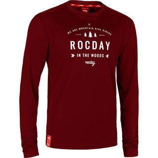Rocday Patrol Jersey, dark red - Radtrikot