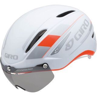 Giro Air Attack Shield, fluorescent orange/white limited - Fahrradhelm