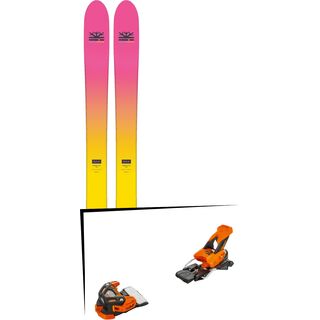 Set: DPS Skis Yvette 112 RP2 Foundation 2018 + Tyrolia Attack 16 solid black flash orange