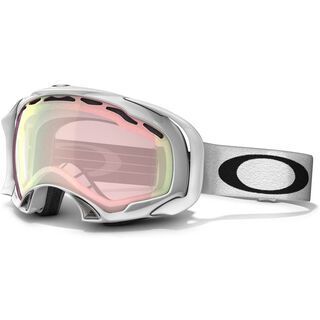 Oakley Splice, Polished White/VR50 Pink Iridium - Skibrille