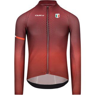 Q36.5 Gregarius Hybrid Made in Italy Long Sleeve Jersey siena red