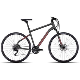 Ghost Square Cross 6 2017, grey/red - Fitnessbike