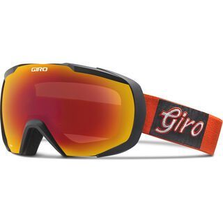 Giro Onset, glowing red gameday/amber scarlet - Skibrille