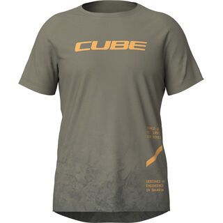 Cube MTB Trikot TM kurzarm olive