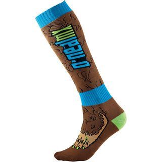 ONeal Pro MX Socks Bigfoot, brown/blue - Radsocken