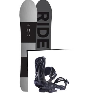 Set: Ride Timeless 2017 + Ride Capo, black - Snowboardset