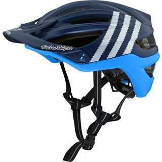 TroyLee Designs A2 LTD Edition Adidas Team Helmet MIPS, navy/light blue - Fahrradhelm
