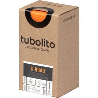 Tubolito S-Tubo Road 60 mm - 700C x 18-28 orange