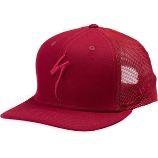 Specialized New Era S-Logo Trucker Hat crimson