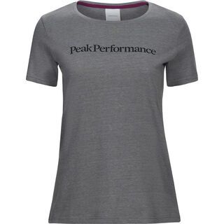 Peak Performance W Track Tee, grey melange - T-Shirt