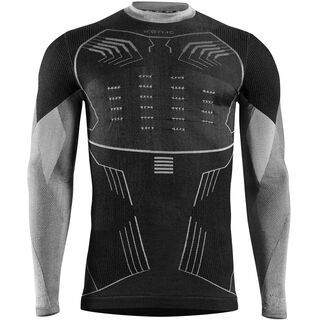 Iron-ic Long-Sleeve T-Shirt Performance Universe Warm - Man black/silver