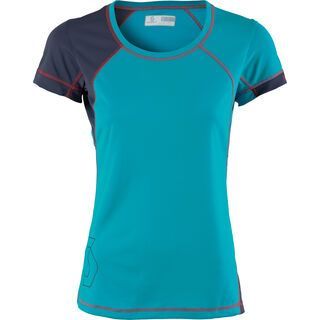 Scott Womens Trail MTN 20 s/sl Shirt, ocean blue/blue nights - Radtrikot