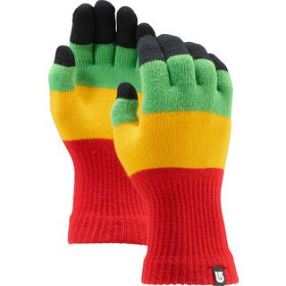 Burton Touch N Go Knit Glove , Rasta - Handschuhe