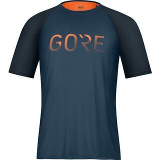 Gore Wear Devotion Shirt orbit blue/fireball