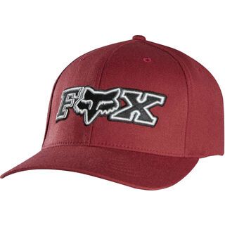 Fox Admit Flexfit Hat, cranberry - Cap
