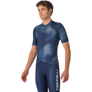 Castelli Vortice Jersey belgian blue/light steel blue