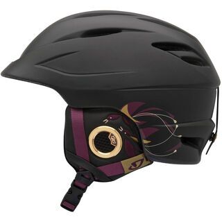 Giro Sheer, Matte Black Birds - Snowboardhelm