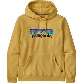 Patagonia P-6 Logo Uprisal Hoody surfboard yellow