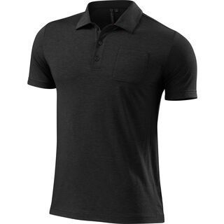 Specialized Utility Merino Polo SS, black - Funktionsshirt