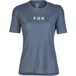 Fox Womens Ranger SS Jersey Wordmark graphite