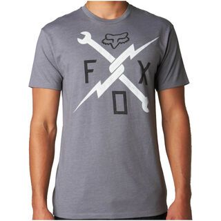 Fox Allegiance SS Tee, heather graphite - T-Shirt
