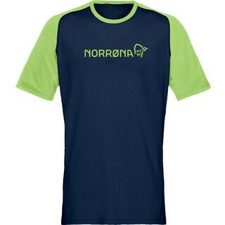 Norrona fjørå equaliser lightweight T-Shirt M's foliage/indigo night